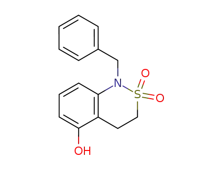 1H-2,1-Benzothiazin-5-ol, 3,4-dihydro-1-(phenylmethyl)-, 2,2-dioxide