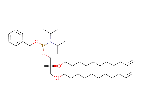 (benzoxy) 3-[1,2-di-(10-undecenyl)-sn-glyceroxy] (N,N-diisopropylamino)phosphine