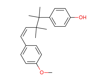 Phenol, 4-[4-(4-methoxyphenyl)-1,1,2,2-tetramethyl-3-butenyl]-, (Z)-