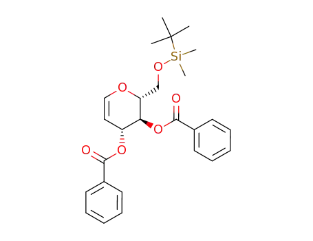 1,5-anhydro-3,4-di-O-benzoyl-6-O-t-butyldimethylsilyl-2-deoxy-D-arabino-hex-1-enitol