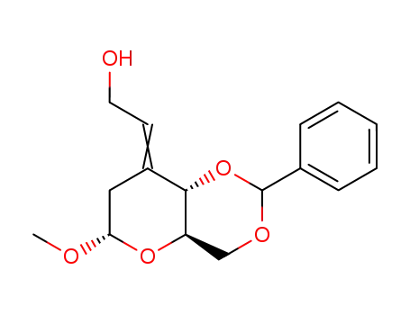 2-[(4aR,6S,8aS)-6-Methoxy-2-phenyl-tetrahydro-pyrano[3,2-d][1,3]dioxin-(8E)-ylidene]-ethanol