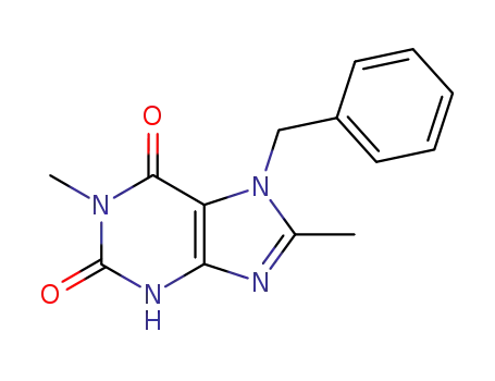 1H-Purine-2,6-dione, 3,7-dihydro-1,8-dimethyl-7-(phenylmethyl)-