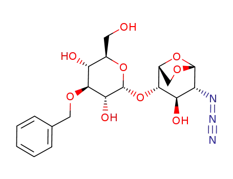 1,6-anhydro-2-azido-2-deoxy-4-O-(3-O-benzyl-α-D-glucopyranosyl)-β-D-glucopyranose