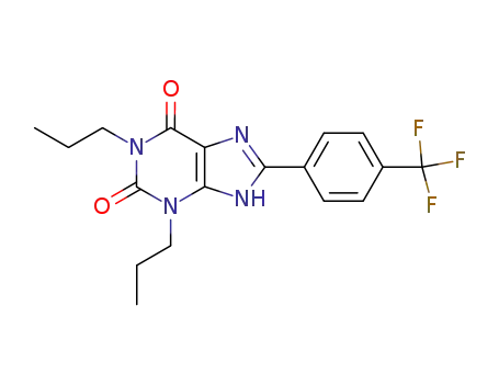 8-<4-(trifluoromethyl)phenyl>-1,3-di-n-propylxanthine