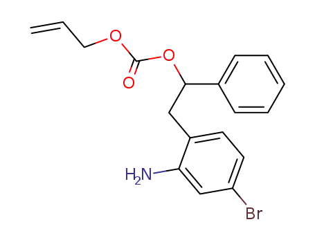 allyl α-phenyl-2-amino-4-bromophenethyl carbonate