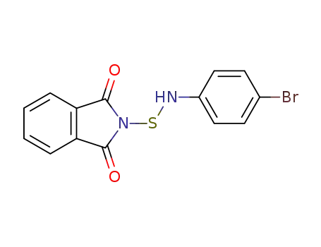 Molecular Structure of 118622-96-1 (2H-Isoindole-2-sulfenamide, N-(4-bromophenyl)-1,3-dihydro-1,3-dioxo-)