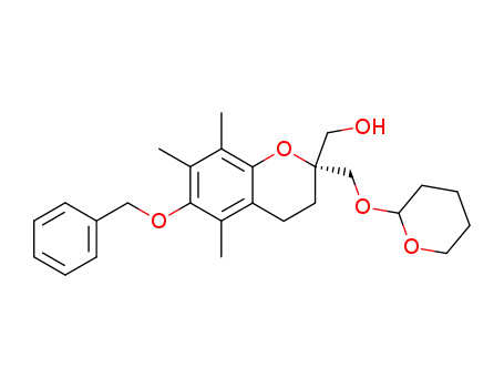 [(R)-6-Benzyloxy-5,7,8-trimethyl-2-(tetrahydro-pyran-2-yloxymethyl)-chroman-2-yl]-methanol