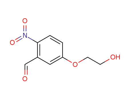 Benzaldehyde, 5-(2-hydroxyethoxy)-2-nitro-