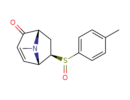 (1S,5S,6R)-8-Methyl-6-(toluene-4-sulfinyl)-8-aza-bicyclo[3.2.1]oct-3-en-2-one
