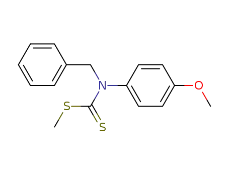 Carbamodithioic acid, (4-methoxyphenyl)(phenylmethyl)-, methyl ester