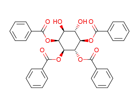 Molecular Structure of 142631-00-3 (1D-2,3,4,5-O-tetrabenzoyl-myo-inositol)