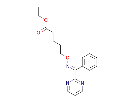 5-[1-Phenyl-1-pyrimidin-2-yl-meth-(E)-ylideneaminooxy]-pentanoic acid ethyl ester