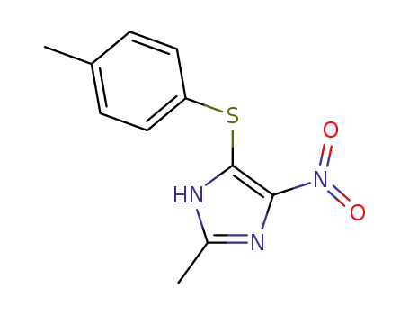 1H-Imidazole, 2-methyl-4-[(4-methylphenyl)thio]-5-nitro-