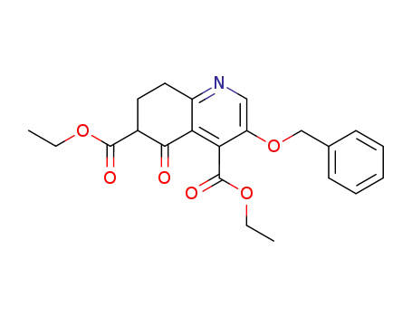 3-Benzyloxy-5-oxo-5,6,7,8-tetrahydro-quinoline-4,6-dicarboxylic acid diethyl ester