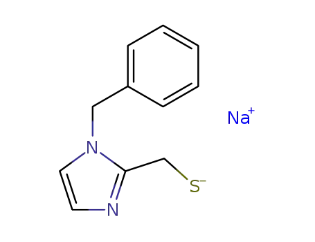 Molecular Structure of 83219-48-1 (Sodium; (1-benzyl-1H-imidazol-2-yl)-methanethiolate)