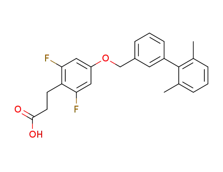 3-{4-[(2',6'-dimethylbiphenyl-3-yl)methoxy]-2,6-difluorophenyl}propanoic acid