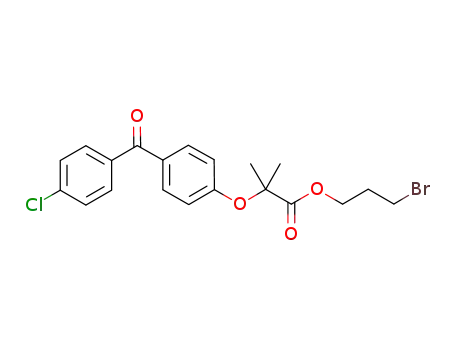 3-bromopropyl 2-(4-(4-chlorobenzoyl)phenoxy)-2-methylpropanoate