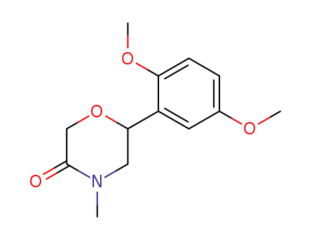 6-(2,5-Dimethoxy-phenyl)-4-methyl-morpholin-3-one