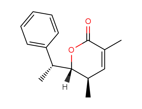 (5R,6R)-3,5-Dimethyl-6-((R)-1-phenyl-ethyl)-5,6-dihydro-pyran-2-one