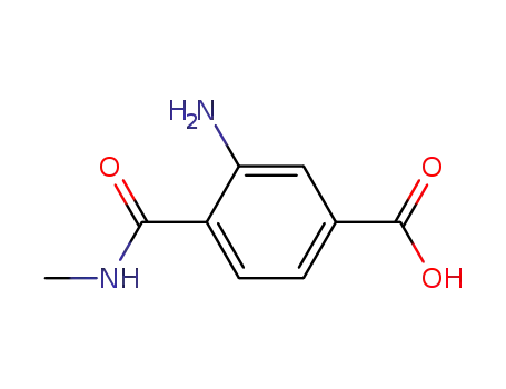 Benzoic acid, 3-amino-4-[(methylamino)carbonyl]- (9CI)