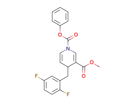 methyl-1-(phenoxycarbonyl)-4-(2,5-difluorobenzyl)-1,4-dihydronicotinate