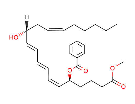 methyl 5(S)-(benzoyloxy)-12(R)-hydroxy-6(Z),8(E),10(E),14(Z)-eicosatetraenoate