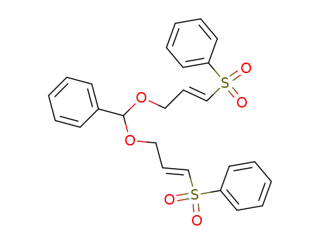 Benzene,
1,1'-[(phenylmethylene)bis(oxy-1-propene-3,1-diylsulfonyl)]bis-, (E,E)-