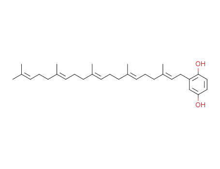 2-<(2E,6E,10E,14E,18E)-3,7,11,15,19-pentamethylicosa-2,6,10,14,18-pentaenyl>benzene-1,4-diol