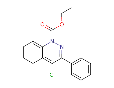 1(5H)-Cinnolinecarboxylic acid, 4-chloro-6,7-dihydro-3-phenyl-, ethyl
ester