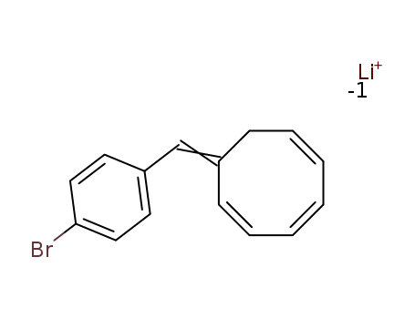 9-<1-(p-bromophenyl)>methylenecyclooctatrienyl lithium