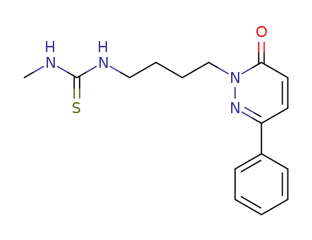 6-phenyl-2-<4-(methylthioureido)butyl>-3(2H)-pyridazinone