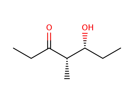 Molecular Structure of 115014-45-4 (syn-5-hydroxy-4-methylheptan-3-one)
