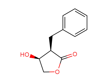 cis-3-benzyl-4-hydroxytetrahydrofuran-2-one