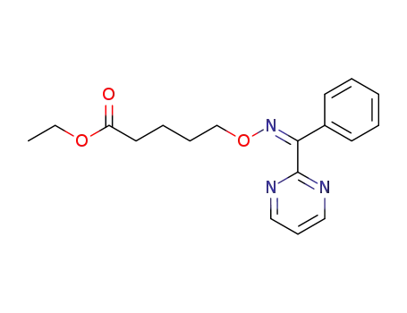 5-[1-Phenyl-1-pyrimidin-2-yl-meth-(Z)-ylideneaminooxy]-pentanoic acid ethyl ester
