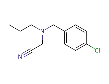 2-[[(4-Chlorophenyl)methyl]propylamino]acetonitrile