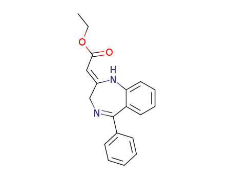 (Z)-2,3-dihydro-2-<(ethoxycarbonyl)methylene>-5-phenyl-1H-1,4-benzodiazepine