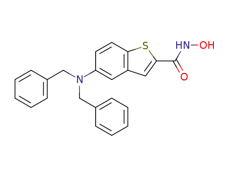 Benzo[b]thiophene-2-carboxamide,
5-[bis(phenylmethyl)amino]-N-hydroxy-