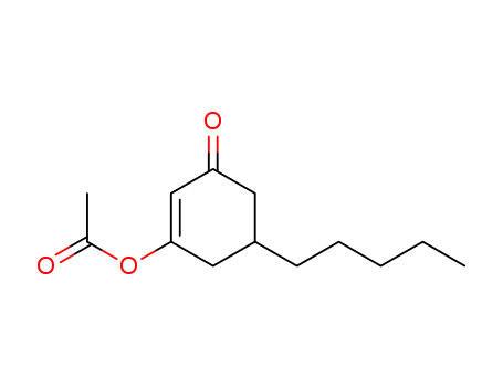 Acetic acid 3-oxo-5-pentyl-cyclohex-1-enyl ester