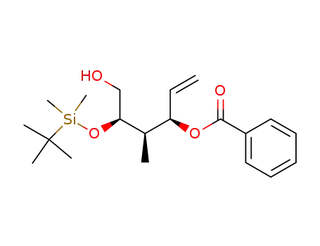 Benzoic acid (1R,2R,3R)-3-(tert-butyl-dimethyl-silanyloxy)-4-hydroxy-2-methyl-1-vinyl-butyl ester