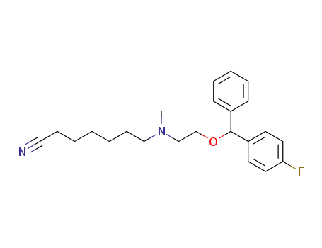 7-({2-[(4-Fluoro-phenyl)-phenyl-methoxy]-ethyl}-methyl-amino)-heptanenitrile