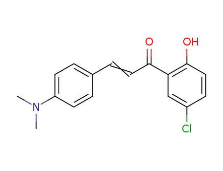 Molecular Structure of 15934-77-7 ((2E)-1-(5-chloro-2-hydroxyphenyl)-3-[4-(dimethylamino)phenyl]prop-2-en-1-one)