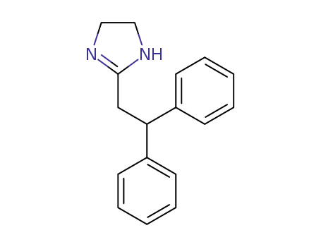 Molecular Structure of 66529-16-6 (1H-Imidazole, 2-(2,2-diphenylethyl)-4,5-dihydro-)