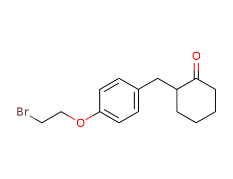 2-<4-(2-bromoethoxy)benzyl>-1-cyclohexanone