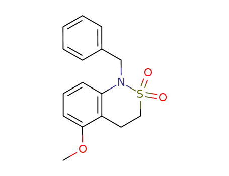1-Benzyl-5-methoxy-3,4-dihydro-1H-benzo[c][1,2]thiazine 2,2-dioxide