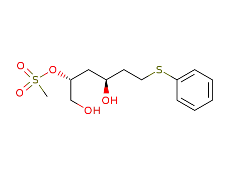 Methanesulfonic acid (1R,3S)-3-hydroxy-1-hydroxymethyl-5-phenylsulfanyl-pentyl ester
