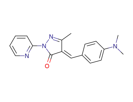 (4E)-4-[4-(dimethylamino)-benzylidene]-5-methyl-2-(2-pyridinyl)-2,4-dihydro-3H-pyrazol-3-one