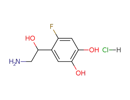 Molecular Structure of 70952-50-0 (6-FLUORONOREPINEPHRINE HYDROCHLORIDE (6- FNE HCL))