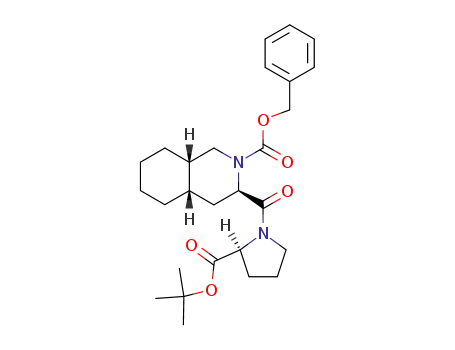 (3R,4aS,8aS)-3-((S)-2-tert-Butoxycarbonyl-pyrrolidine-1-carbonyl)-octahydro-isoquinoline-2-carboxylic acid benzyl ester
