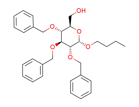 n-butyl-2,3,4-tri-O-benzyl-α-glucopyranoside