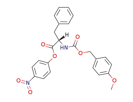 L-Phenylalanine, N-[[(4-methoxyphenyl)methoxy]carbonyl]-, 4-nitrophenyl
ester